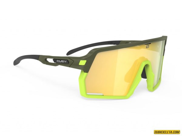 LENTES KELION OLIVE MATTE - MULTILASER YELLOW RUDY PROJECT