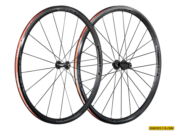 RUEDAS RUTA TEAM 30 COMP RIM BRAKE TL-CH 18/24H-700C SHIMANO 11/12 SPD VISION (ALUMINIO)