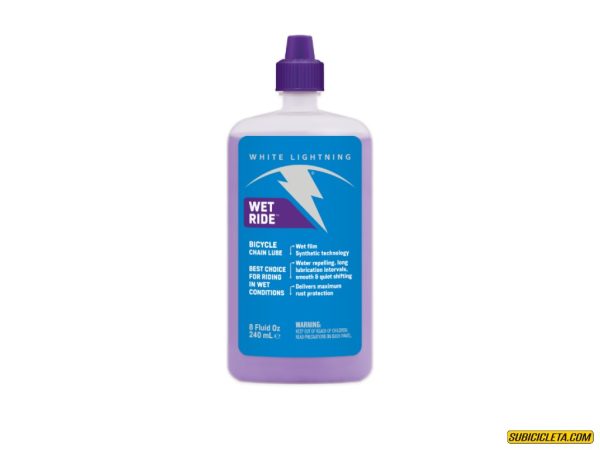 Lubricante Sintetico Wet Ride 240ml White Lightning