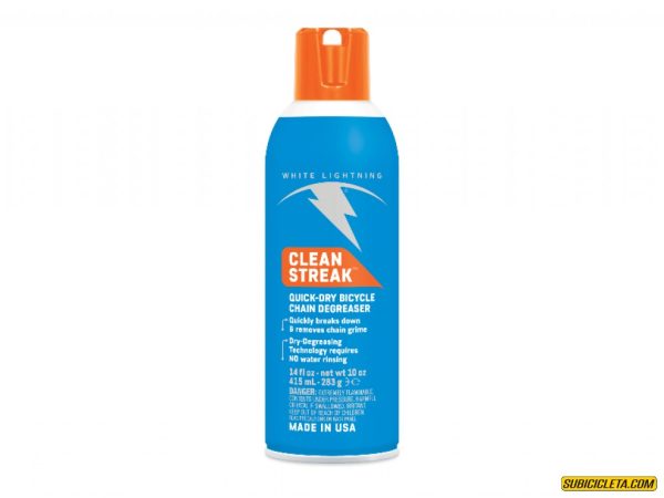 Desengrasante al seco Clean Streak 415ml Aerosol DSC White Lightning