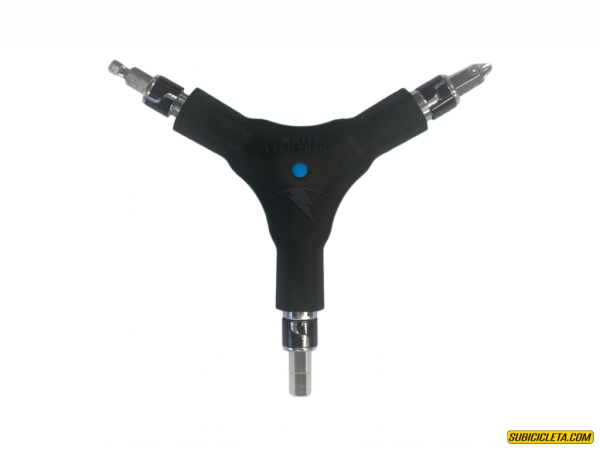 Herramienta PRO Quality 6 in 1 Bicycle Tool White Lightning - Image 2