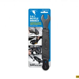 Herramienta PRO Quality 3 in 1 Bicycle Wrench White Lightning