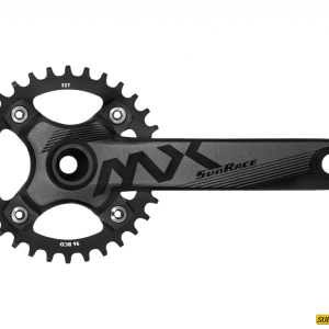 Bielas MX0U mono plato 32T Ø96 con BBM97 symmetric Alloy SunRace