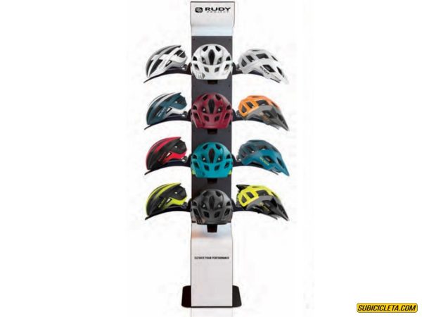 EXHIBIDOR PARA 12 CASCOS 85x42x185 cms  RUDY PROJECT