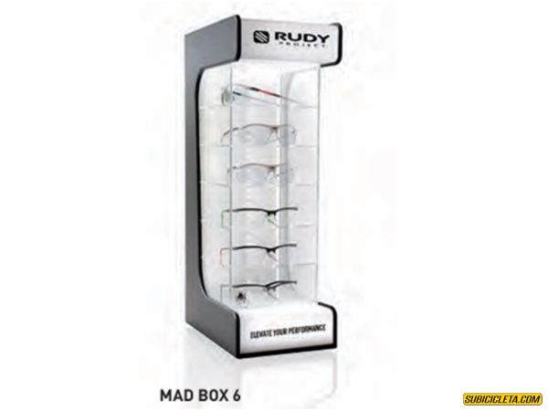 EXHIBIDOR PARA 06 LENTES 22x30x61 cms RUDY PROJECT