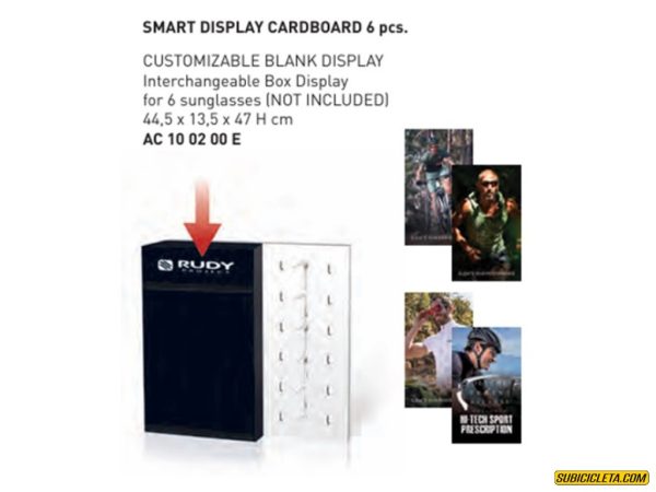 EXHIBIDOR SMART DISPLAY CARDBOARD 6 PCS RUDY PROJECT