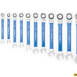 JUEGO DE LLAVES METRICAS CON RATCHET DESDE 6mm HASTA 17mm (12 pza.) PARK TOOL