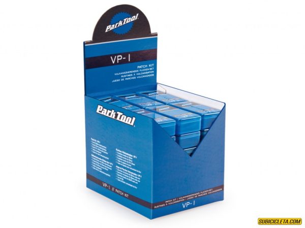 KIT DE PARCHES VULCANIZANTE CAJAS DE 36 Und  PARK TOOL
