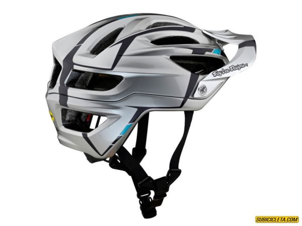 CASCO A2 MIPS SILVER/BURGUNDY TROY LEE - Image 2