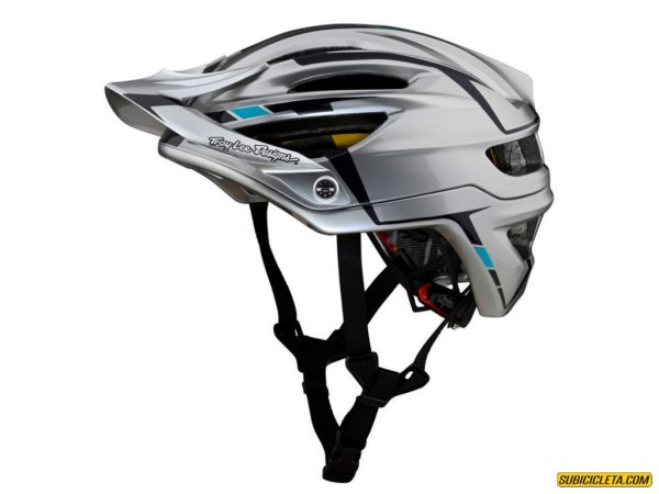 CASCO A2 MIPS SILVER/BURGUNDY TROY LEE