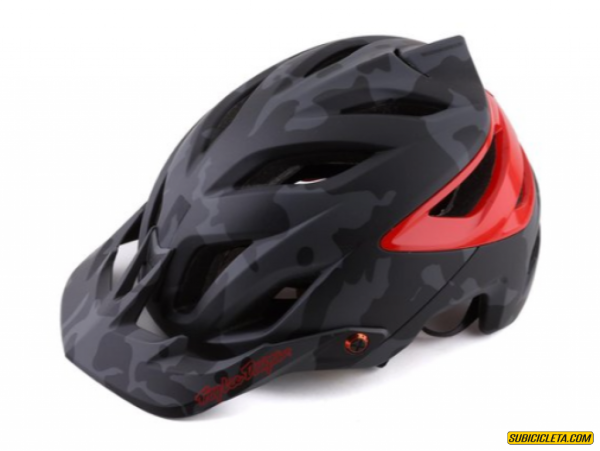 CASCO A3 MIPS Cono Grey Red TROY LEE