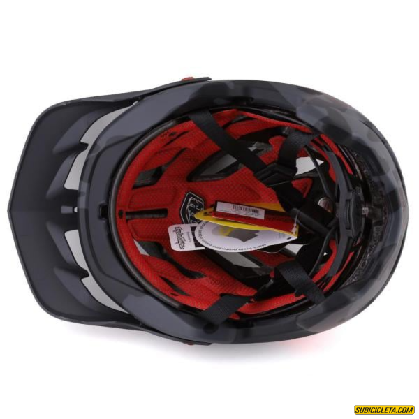 CASCO A3 MIPS Cono Grey Red TROY LEE - Image 3