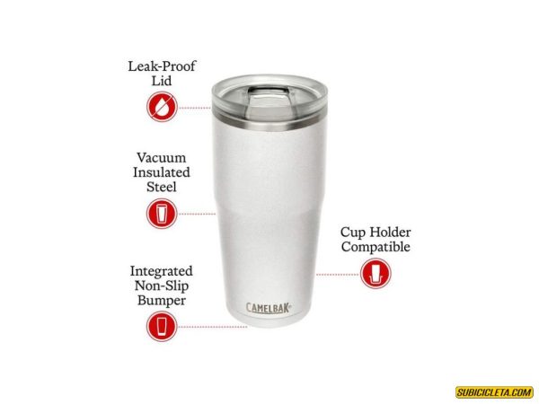 VASO THRIVE TUMBLER VSS 20 oz WHITE CAMELBAK - Image 2