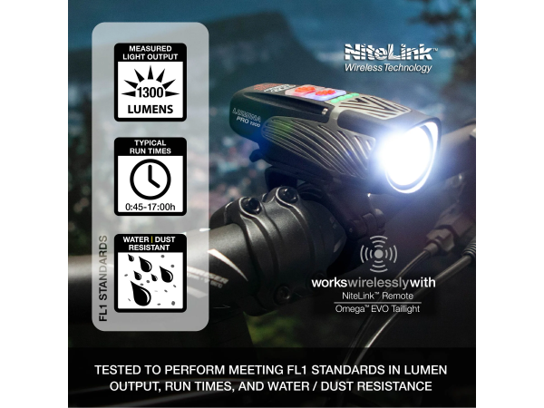 Luz Delantera Lumina Pro 1300 Nite Rider - Image 2