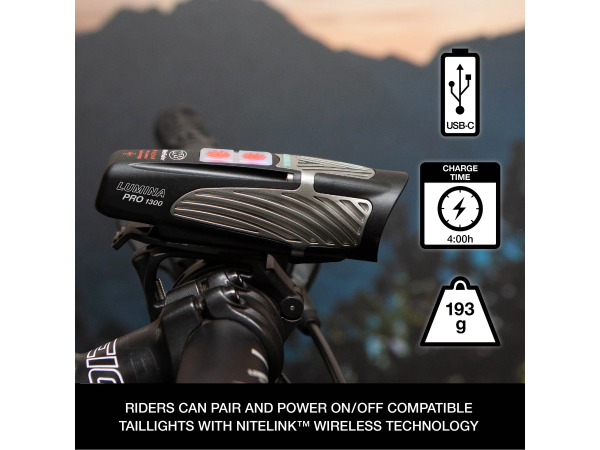 Luz Delantera Lumina Pro 1300 Nite Rider - Image 3