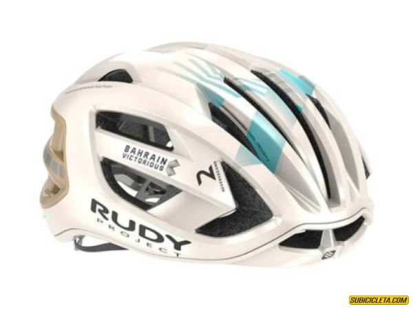 Casco EGOS Bahrain Victorius Team PEARL/GOLD RUDY PROJECT