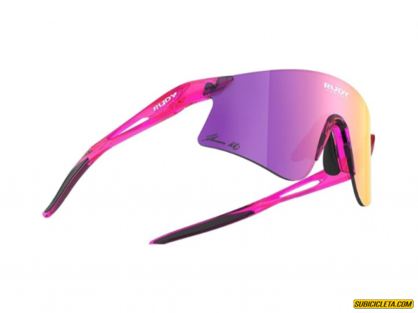 LENTES ASTRAL X CRYSTAL PINK FLUO - MULTILASER SUNSET RUDY PROJECT