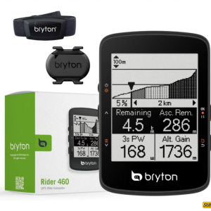 Rider 460 D + Sensor CAD y HRM Pant 2.6" 32 Horas BRYTON
