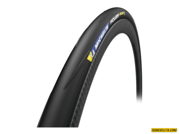 Ruta POWER ROAD BLACK 700X28c TLR COMPETITION MICHELIN