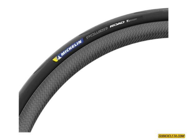 Ruta POWER ROAD BLACK 700X28c TLR COMPETITION MICHELIN - Image 2