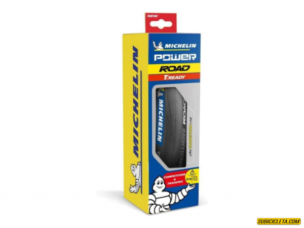 Ruta POWER ROAD BLACK 700X28c TLR COMPETITION MICHELIN - Image 3