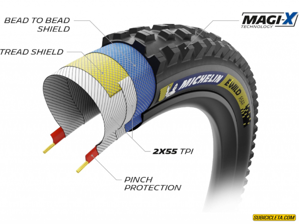 ENDURO E-WILD REAR 29x2.6 TLR COMPETITION MICHELIN - Image 4