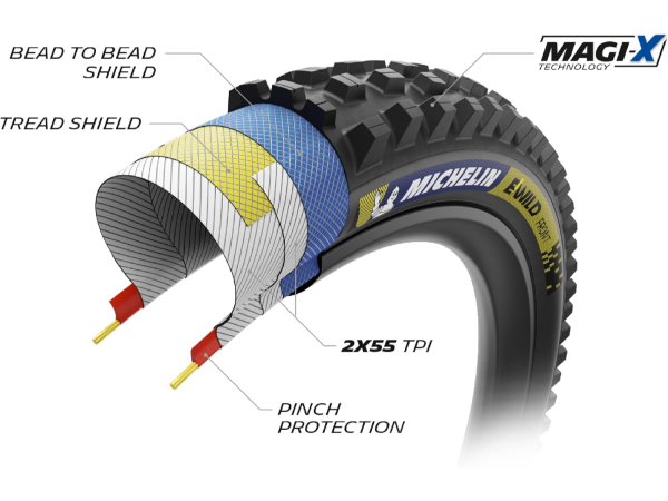 ENDURO E-WILD FRONT 27.5x2.8 TLR COMPETITION MICHELIN - Image 4