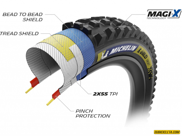 ENDURO E-WILD FRONT 29x2.6 TLR COMPETITION MICHELIN - Image 4