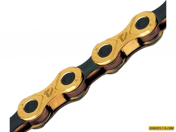 Cadena Kmc X12 TI  Dorada / Negra Para Bicicleta (12 Velocidades) - Image 2