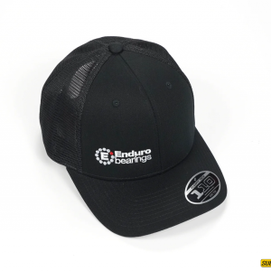 Gorra de béisbol bordada con malla Flexfit 110 Negro Enduro Bearings