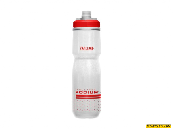 TERMO 24 oz PODIUM CHILL Fiery Red White CAMELBAK