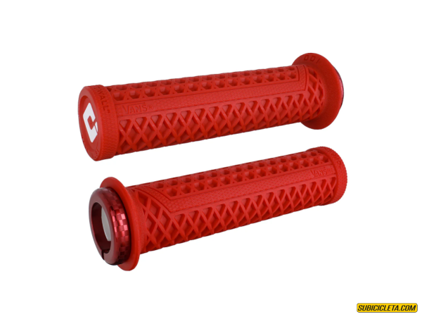 Puños VANS V2.1 LOCK-ON GRIPS (135mm) RED ODI