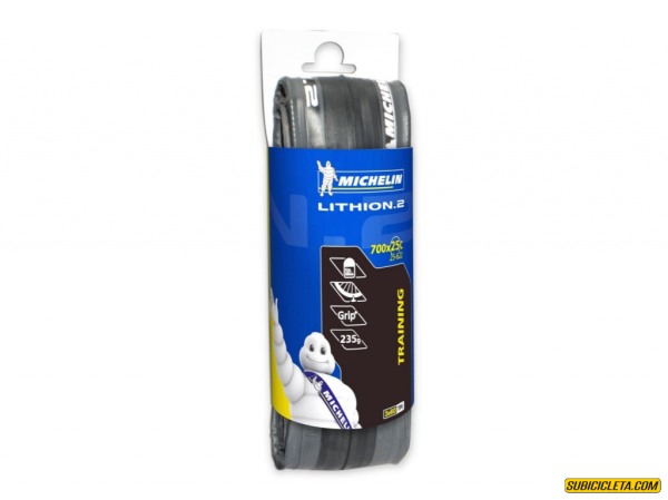 Ruta LITHION 2 DARK GREY  700X25c FOLD PERFORMANCE MICHELIN - Image 4
