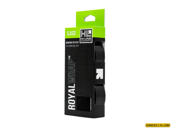 Cinta de manillar Royal Wrap Tacki Negra Hi Line - Image 2
